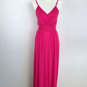 West Kei |  Fuchsia Knit Maxi Dress  NWT